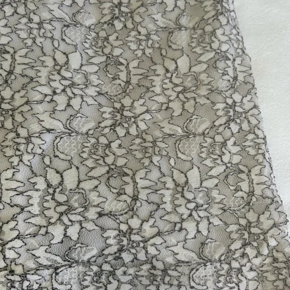 Banana republic white lace mini dress black detail sheath dress - Picture 5 of 11